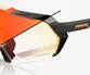 ÓCULOS 100% KORBIN - GLOSS METALLIC BLACK - ORANGE FLASH MIRROR PHOTOCHROMIC PRETO