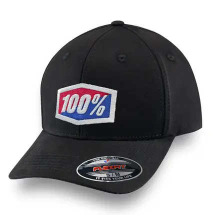 BONE 100% OFFICIAL FLEX FIT (IMPORTADO) PRETO P/M