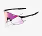 OCULOS 100% HYPERCRAFT - GLOSS BLACK - PHOTOCHROMIC PURPLE MIRROR