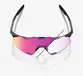OCULOS 100% HYPERCRAFT - GLOSS BLACK - PHOTOCHROMIC PURPLE MIRROR