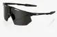 ÓCULOS 100% HYPERCRAFT SQ - MATTE BLACK - SMOKE LENS - OS