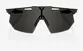 ÓCULOS 100% HYPERCRAFT SQ - MATTE BLACK - SMOKE LENS - OS