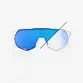ÓCULOS 100% S2 - BASTILLE LE - PEARL WHITE GLITTER - BLUE MIRROR PHOTOCHROMIC PRETO