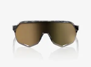 OCULOS 100% S2 - GLOSS BLACK HAVANA - SOFT GOLD MIRROR PRETO