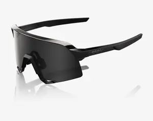 ÓCULOS 100% S3 - GLOSS BLACK MATTE BLACK - BLACK MIRROR PRETO