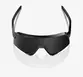 ÓCULOS 100% S3 - GLOSS BLACK MATTE BLACK - BLACK MIRROR PRETO