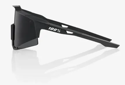 OCULOS 100% SPEEDCRAFT - MATTE BLACK GLOSS BLACK - BLACK MIRROR