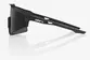 ÓCULOS 100% SPEEDCRAFT - MATTE BLACK GLOSS BLACK - BLACK MIRROR PRETO