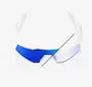 ÓCULOS 100% SPEEDCRAFT XS - BASTILLE LE - PEARL WHITE GLITTER - BLUE MIRROR PHOTOCHROMIC PRETO
