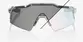 ÓCULOS 100% SPEEDCRAFT SL - POLISHED TRANSLUCENTGREY - ROSE GOLD MIRROR PHOTOCHROMIC PRETO