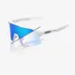 ÓCULOS 100% S3 - BASTILLE LE - PEARL WHITE GLITTER - BLUE MIRROR PHOTOCHROMIC PRETO