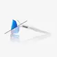 ÓCULOS 100% S3 - BASTILLE LE - PEARL WHITE GLITTER - BLUE MIRROR PHOTOCHROMIC PRETO