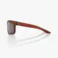 OCULOS 100% HAKAN - SOFT TACT ROOTBEER - HIPER SILVER MIRROR LENS