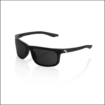ÓCULOS 100% HAKAN - SOFT TACT BLACK - GREY PEAKPOLAR LENS
