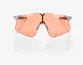 ÓCULOS 100% HYPERCRAFT - MATTE STONE GREY - HIPER CORAL LENS