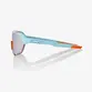 ÓCULOS 100% S2 -  SOFT TACT TWO TONE - HIPER SILVER MIRROR LENS