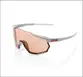 ÓCULOS 100% RACETRAP - SOFT TACT STONE GREY - HIPER CORAL LENS PRETO