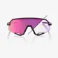 OCULOS 100% SLENDALE - GLOSS BLACK - PHOTOCHROMIC PURPLE MIRROR