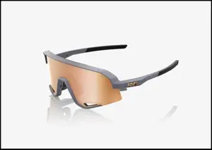 ÓCULOS 100% SLENDALE - SOFT TACT GREY - HIPER COPPER MIRROR