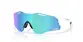 ÓCULOS OAKLEY CYBR ZERO - Branco polido / Safira prizm