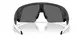 ÓCULOS OAKLEY META VANGUARD - Lentes  pretas Prizm  , armação branca