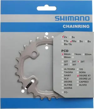 ENGRENAGEM SHIMANO DEORE XT FC-M785 26D