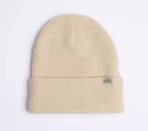 FLAG GRAPHIC WAFFLE FOLD BEANIE
