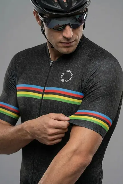 CAMISA NEW SPORT MARCOP MAY CAMPEÃO MUNDIAL PRETA