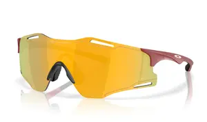 ÓCULOS OAKLEY CYBR ZERO - Lentes prizm 24k ,  Armação matte iron red