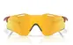 ÓCULOS OAKLEY CYBR ZERO - Lentes prizm 24k ,  Armação matte iron red