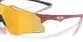 ÓCULOS OAKLEY CYBR ZERO - Lentes prizm 24k ,  Armação matte iron red