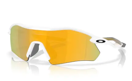 ÓCULOS OAKLEY RADAR® PLATE - Lentes prizm 24k polarized ,  Armação polished white