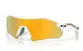 ÓCULOS OAKLEY RADAR® PLATE - Lentes prizm 24k polarized ,  Armação polished white
