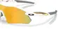 ÓCULOS OAKLEY RADAR® PLATE - Lentes prizm 24k polarized ,  Armação polished white