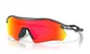 ÓCULOS OAKLEY RADAR® PLATE Lentes prizm ruby ,  Armação grey