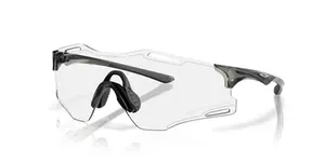 ÓCULOS OAKLEY CYBR ZERO - Lentes clear to black iridium photochromic ,  Armação polished black