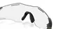 ÓCULOS OAKLEY CYBR ZERO - Lentes clear to black iridium photochromic ,  Armação polished black