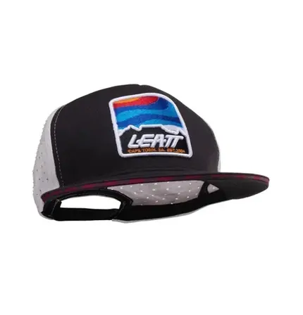 BONÉ LEATT TECH BRANCO/PRETO (WHITE/BLACK)
