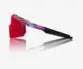 ÓCULOS 100% AEROCRAFT LE FDJ GLOSS TRANSLUCENT RED/ BLUE - HIPER FIRE RED MIRROR LENS