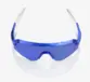 ÓCULOS 100% SLENDALE SL RBH GLOSS BLUE HOLOGRAPHIC- HIPER ROYAL BLUE MIRROR LENS